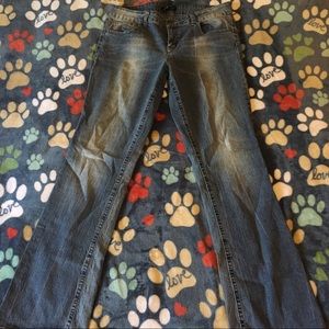 Light-wash Stretch Denim Jeans